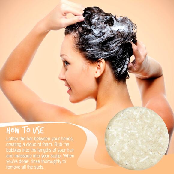 RICE WATER PROTEIN Shampoo Bar for Hair Growth - Picture 9 of 10